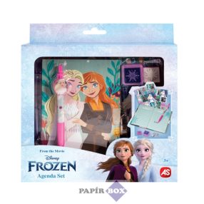  Napló szett, Disney, Frozen - Jégvarázs, (lakattal + toll + nyomda) Elza és Anna