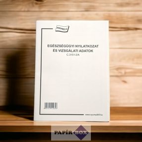 C.3151-2/A Egészségügyi kiskönyv A/6