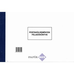 Postaküldemények feladókönyve, 50 lapos