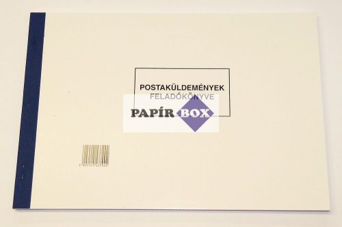 Postaküldemények feladókönyve