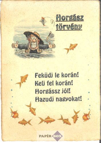 Merített papír, Horgász törvény