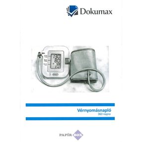 Vérnyomásnapló, A/6, Dokumax, 360 napos