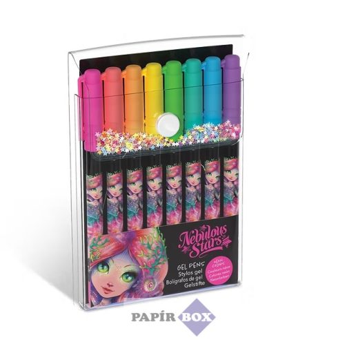 Zseléstoll készlet, neon, Nebulous Stars, 8 db/klt, Coralia