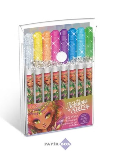 Zseléstoll készlet, metál, Nebulous Stars, 8 db/klt, Isadora