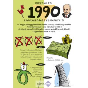 Képeslap, születésnap, 1990.