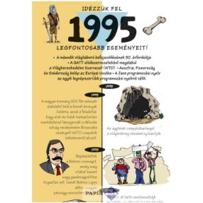Képeslap, születésnap, 1995.