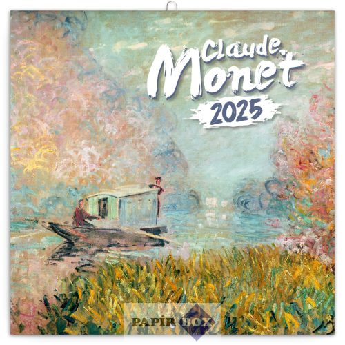 Lemeznaptár, 2025. Claude Monet