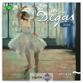 Falinaptár, lemeznaptár, 2026. Edgar Degas
