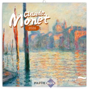 Falinaptár, lemeznaptár, 2026. Claude Monet