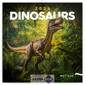 Falinaptár, lemeznaptár, 2026. Dinoszauruszok