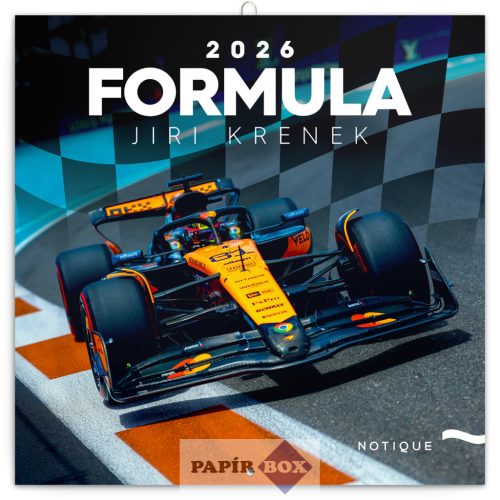 Falinaptár, lemeznaptár, 2026. Formula (Forma 1)