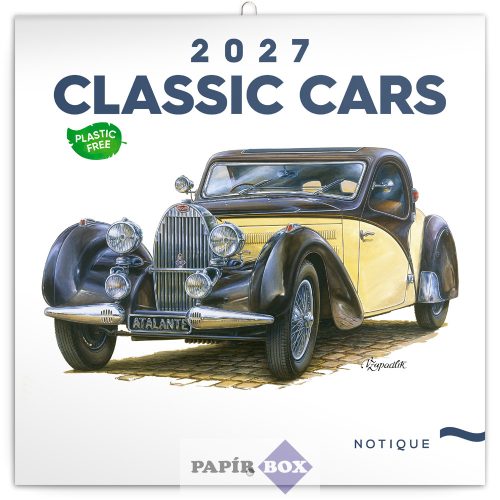 Falinaptár, Lemeznaptár, 2027. Classic Cars