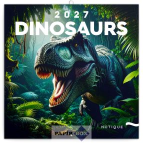 Falinaptár, lemeznaptár, 2027. Dinoszauruszok