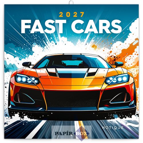 Falinaptár, Lemeznaptár, 2027. Fast cars