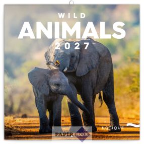 Falinaptár, lemeznaptár, 2027. Vadállatok (Wild animals)