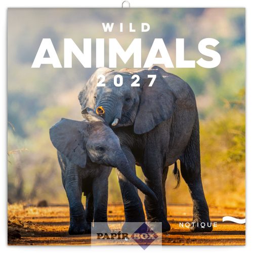 Falinaptár, lemeznaptár, 2027. Vadállatok (Wild animals)