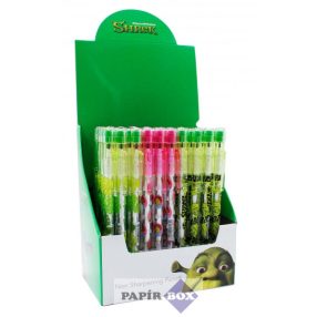 Tolóbetétes (hegyváltós) ceruza radírral, Shrek