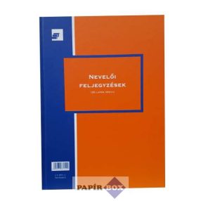 A.TÜ 309/F Nevelői feljegyzések