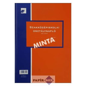 A.TÜ 980 Szakközépiskolai osztálynapló 