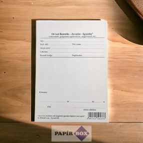 A.3510-64/A Orvosi beutaló, álló, A/6.