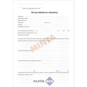 A.3510-274 Orvosi látlelet és vélemény, A/4