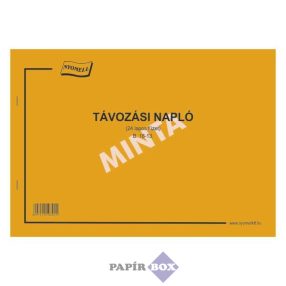 B.18-13 Távozási napló, A/4