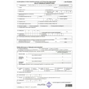 C.3110-49/V/új Halottvizsgálati bizonyítvány A/4