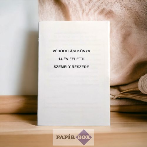 C.3337-11 Védőoltási könyv 14 év feletti személy részére