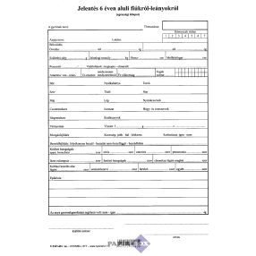 C.3341-48 Jelentés 6 éven aluli fiúkról és lányokról