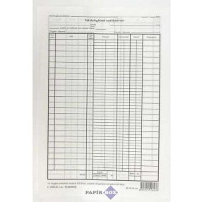 C.3304-24 Iskolafogászati osztálynévsor, A/4