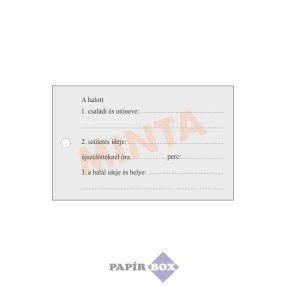 C.3410-14/B Lábcédula