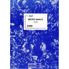 C.3410-237 Műtéti napló, A/4, 100 lapos