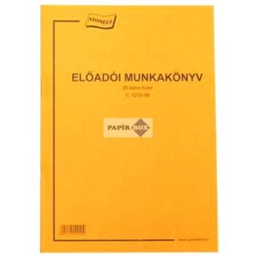 C.5230-58 Előadói munkakönyv A/4