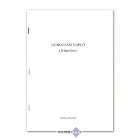 D.E.950 Gondozási napló, A/4