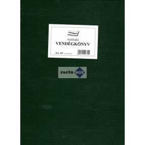 D.E.987 Szállodai vendégkönyv, 150 lapos