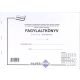 D.VV.1 Fagylaltkönyv A/4, 25+25 lapos
