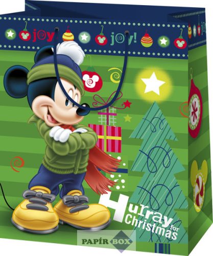 Dísztasak közepes, karácsony, Mickey Mouse Joy