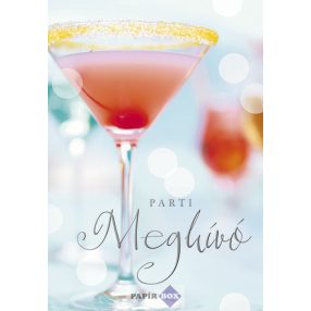 Parti meghívó - koktél