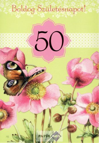 Képeslap, Születésnapos, 50. szülinapra