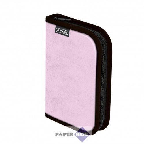 Tolltartó, 2 klapnis, Herlitz, pasztell pink