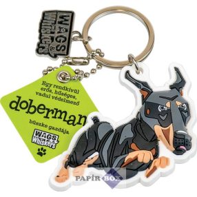 Dobermann kulcstartó