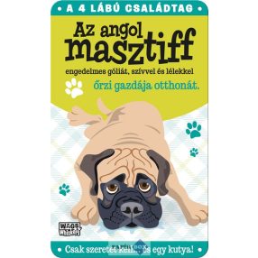 Angol masztiff fém ajtótábla