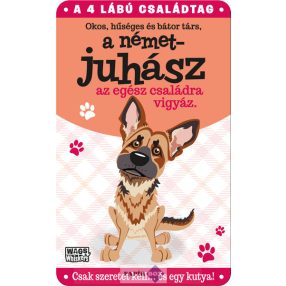 Német juhászkutya fém ajtótábla