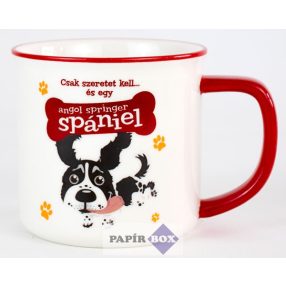 Angol springer spániel bögre