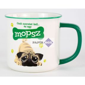 Mopsz bögre