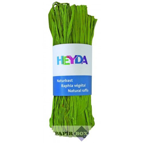 Raffia HEYDA 50g természetes anyagból világos zöld