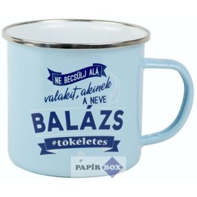 Top Pasik fémbögre, Balázs