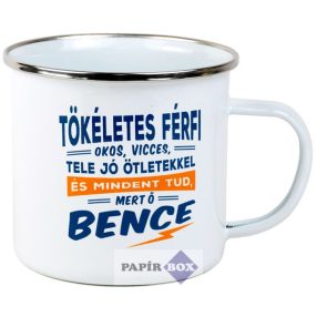 Top Pasik fémbögre, Bence
