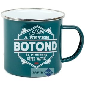 Top Pasik fémbögre, Botond