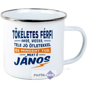 Top Pasik fémbögre, János